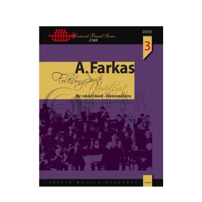 安托 法卡斯 民歌组曲 室内管乐 总分谱 布达佩斯原版进口乐谱书 Farkas Antal Folksong Suite Concert Band Z 14705SET