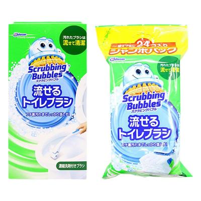 庄臣一次性可溶解马桶刷替换刷头