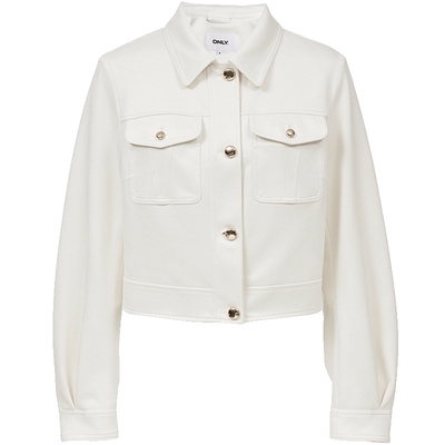 ONLY挺阔正肩剪裁立体褶皱风衣