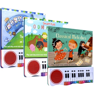 My First Piano Book Classical Melodies 我的第一本钢琴书 童谣琴键发声书 经典名曲 儿童音乐启蒙 英文原版进口图书