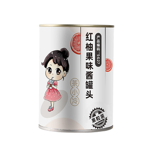 茶小冷红西柚果粒罐头小罐红柚果肉粒杨枝甘露满杯红柚奶茶店原料