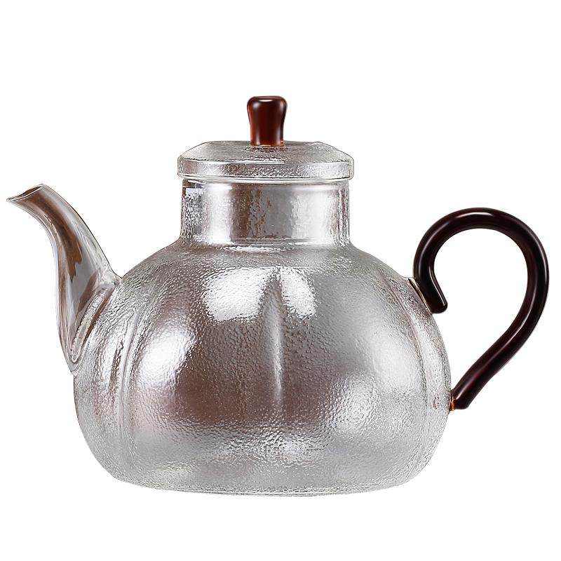 品一恒细纹玻璃加厚耐热煮水壶烧水煮茶器银壶铁壶电陶炉茶炉套装
