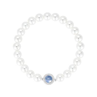 925纯银女天然淡水珍珠手链手饰