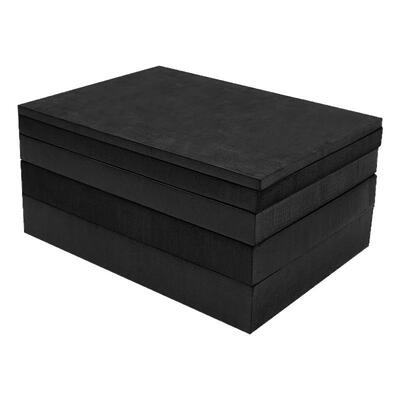 超硬70度黑色EVA泡棉板材环保高密度泡沫板COS模型材料可背胶定做