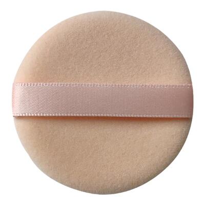 迷你小样超薄25mm双面植绒海绵扑