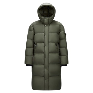 森马羽绒服男冬装90绒子鹅绒服加厚防泼水抗静电长款连帽外套户外