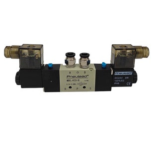 Pneulead纽立得电磁阀4V320-10 4V330C-10 4V420-15电磁阀组气阀