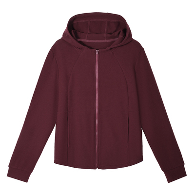 连帽开衫卫衣外套女加绒加厚秋冬