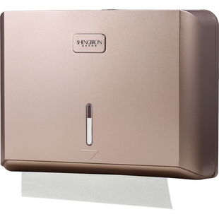 壁挂式擦手纸巾盒酒店卫生间抽纸盒免打孔家用商用挂壁式擦手纸盒