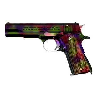 1:2.05柯尔特M1911手枪模型合金军模全金属抛壳拆卸玩具 不可发射