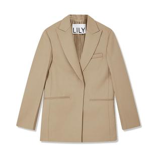 【LILY x Lucia设计师高定西装】商场同款时尚无扣休闲西装外套
