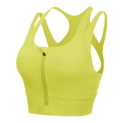 胖梨日记前拉链大码运动内衣