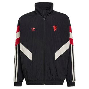 皇贝正品Adidas阿迪达斯曼联儿童足球运动拉链梭织夹克外套JC8834