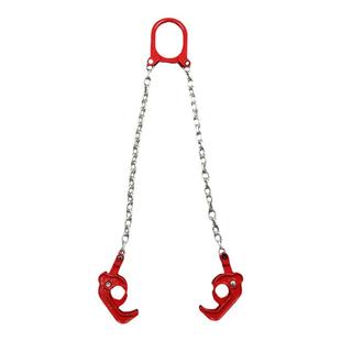 油桶吊钳叉车吊环两用款铁通塑料桶四爪防滑多链条油桶装卸夹具