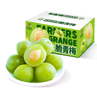 农夫山庄0脂0蔗糖脆青梅300g*2箱新鲜清脆爽口酸甜话梅子蜜饯
