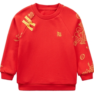 歌瑞家春季新款儿童卫衣童装套头卫衣长袖保暖上衣乐友乐友