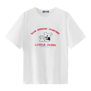 森马BRUNCH BROTHER联名短袖T恤女夏季纯棉刺绣2026新款趣味上衣