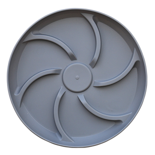 透气花盆托盘圆形加厚树脂透气防烂根透气托仿水泥塑料花托接水盘