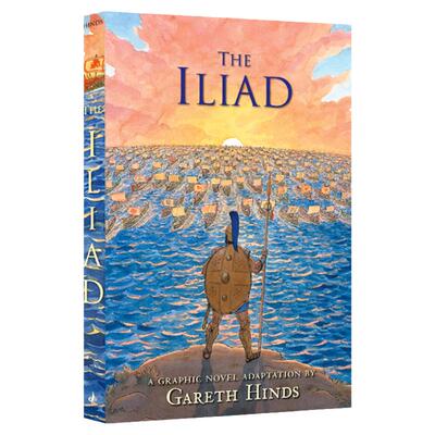 The Iliad 荷马史诗 伊利亚特 英文原版 Gareth Hinds 全英文版纯全英文版正版原著进口英语书籍