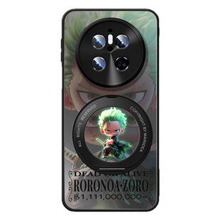 适用华为mate70手机壳新款mate80promax旋转指环支架高级卡通散热70pro优享版海贼王动漫磁吸支点保护套男生