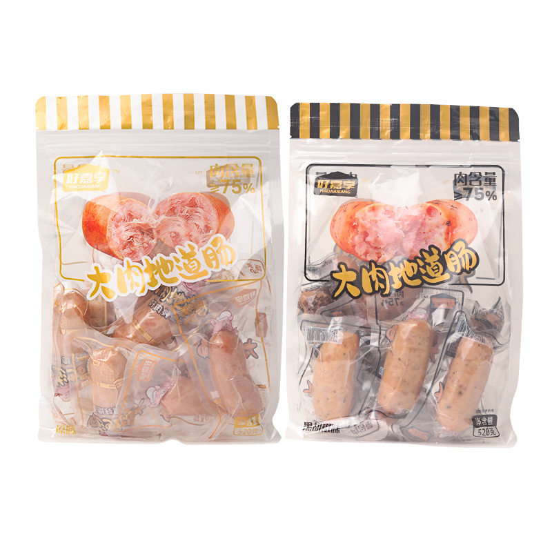 好嘉享大肉地道肠双口味充饥零食