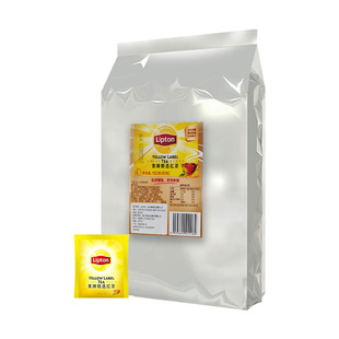 lipton立顿红茶独立包装酒店商用茶包黄牌精选锡兰柠檬红茶包官方