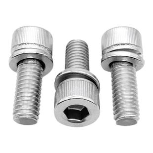 304/316内六角弹垫二组合精密带垫螺丝DIN912杯头组合机螺钉M2-M8