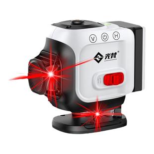 光梵12线水平仪绿光红外线贴墙室外专用高精度强光细线红光平水仪