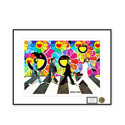 DeathNYC亲签正版版画披头士街道