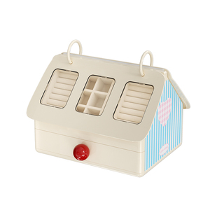 首饰盒多巴胺手饰品盒子黄金珠宝耳钉耳环戒指收纳盒可爱儿童发饰