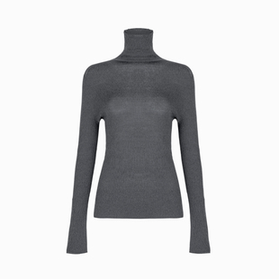 Bettychow 进口岛精机无缝一体100%美利奴羊毛毛衣显瘦打底衫2款