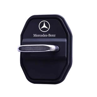 奔驰C级/E级/GLC/GLB/GLE/E300L车门减震缓冲保护垫门锁盖硅胶套