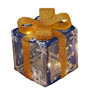 圣诞节装饰礼盒装饰落地摆件led礼品发光氛围布置场景户外灯地下