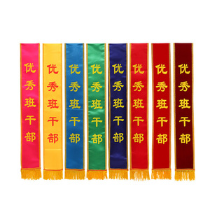 绶带礼仪带定制迎宾带选美表彰授带成人学生儿童幼儿园绶带订做