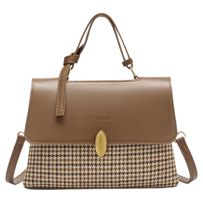 星期六复古美拉德手提通勤包斜挎