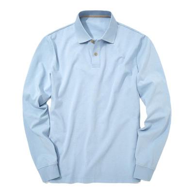 MrBu布先生时尚两粒扣翻领长袖t恤秋冬纯棉百搭上衣男款BT15510