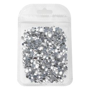 平底钻胶底钻服装舞鞋衣服贴钻美甲水晶玻璃闪钻混装diy幻彩烫钻