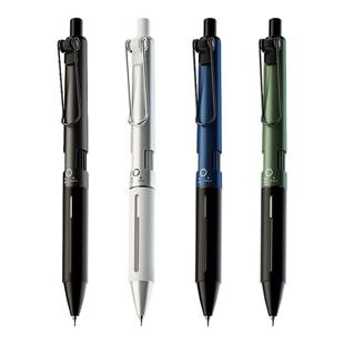 晨光物理外挂笔重心自调节0.5速干按动中性笔全针管学生刷题笔高颜值笔考试用刷题笔黑色速干顺滑黑色笔芯