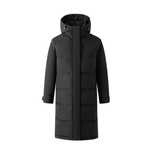 Navigare意大利小帆船长款羽绒服女士冬季厚款外套三防连帽面包服