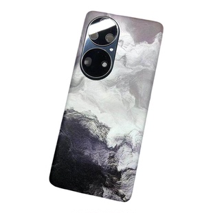 适用华为P50Pro后盖塑料P50Pro手机电盖替换透明改装外壳背盖后屏