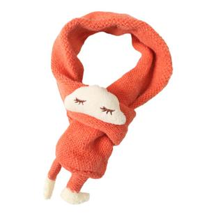 儿童围巾秋冬季男童女童保暖加厚围脖婴儿宝宝针织可爱护颈脖套冬