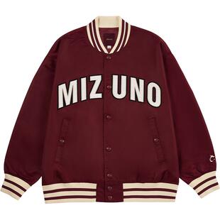 Mizuno美津浓秋季男女新春复古潮流梭织棒球夹克 CNY系列
