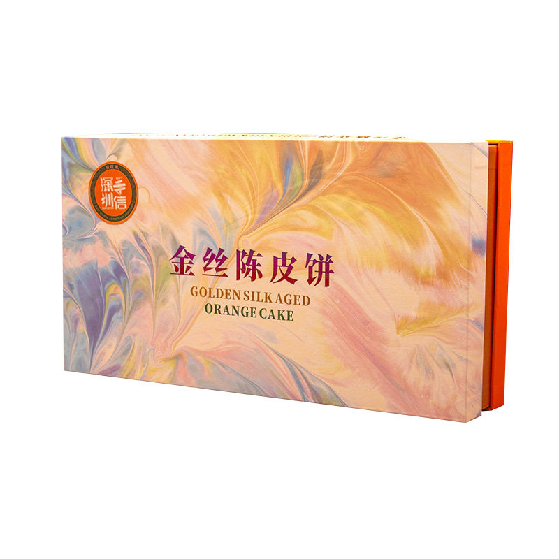 悦观潮深圳特产金丝陈皮饼粤式糕点心420g礼盒装手信伴手礼