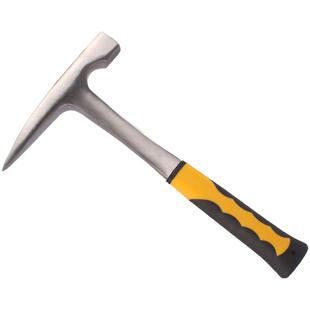 地质锤专业地质勘探锤登山采矿尖头扁头一体锤子钣金挖矿工具敲渣