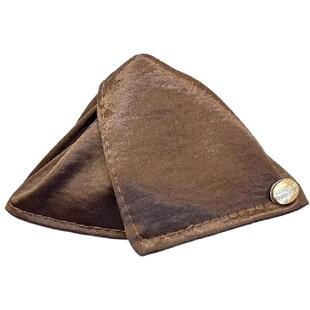 鎏光缎面三角抓夹女2025新款高级感饱满后脑勺发夹轻奢马尾鲨鱼夹