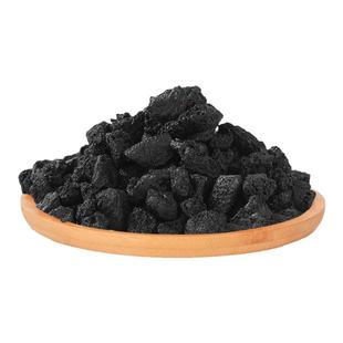 黑色天然火山石颗粒黑火山石开鱼缸过滤底砂水族造景拌土多肉铺面