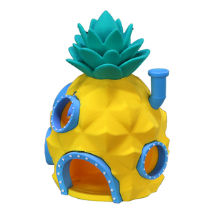 鱼缸造景景观装饰品菠萝房海绵宝宝创意内饰沉底摆件小鱼缸躲避屋