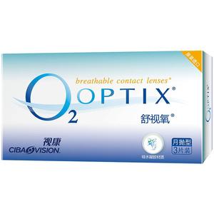 硅水凝胶爱尔康隐形近视眼镜月抛6片视康舒视氧高透氧进口透明片