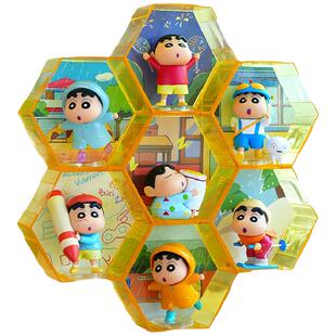 灵动创想蜡笔小新盲盒摆件系列周边玩偶生日礼物手办创意新年礼物