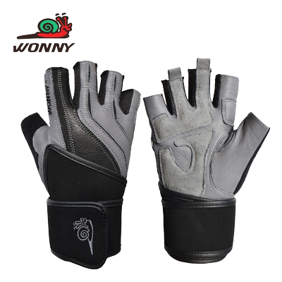 wonny蜗牛健身手套防滑耐磨半指